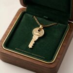 ⁦تعليقه مفتاح عيار 18 الوزن 1.33 جرام⁩ - الصورة ⁦3⁩