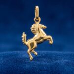⁦تعليقه شكل الحصان عيار 18 الوزن 0.81 جرام⁩ - الصورة ⁦2⁩
