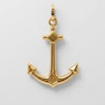 تعليقه مرساه عيار 18 الوزن 1.26 جرام