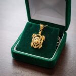 ⁦تعليقه سلحفه عيار 21 الوزن 1.56 جرام⁩ - الصورة ⁦4⁩