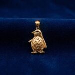 تعليقه البطريق عيار 18 الوزن 1.66 جرام