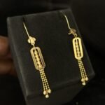 ⁦طقم ذهب بتصميم انيق 21 -9.71 جرام⁩ - الصورة ⁦4⁩