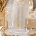 ⁦عقد مميز فاخر عيار 21 وزن 1.49 جرام⁩ - الصورة ⁦4⁩
