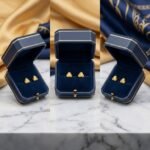 ⁦حلق عيار 21 الوزن 0.64 جرام⁩ - الصورة ⁦3⁩