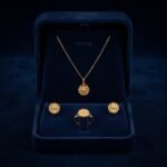 نص طقم عيار 21 الوزن 4.26 جرام
