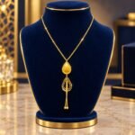 عقد البصمه عيار 21 الوزن 3.30 جرام