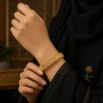 ⁦اسوارة مميزة  ذهب عيار 21 وزن 11.45 جرام⁩ - الصورة ⁦3⁩