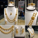 ⁦طقم كرسي جابر ذهب عيار 21   وزن 12.56 جرام⁩ - الصورة ⁦5⁩