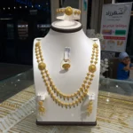 ⁦طقم كرسي جابر ذهب عيار 21   وزن 12.56 جرام⁩ - الصورة ⁦4⁩