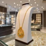 ⁦عقد الدانه الحجم الكبير عيار 21 الوزن 22.17 جرام⁩ - الصورة ⁦4⁩